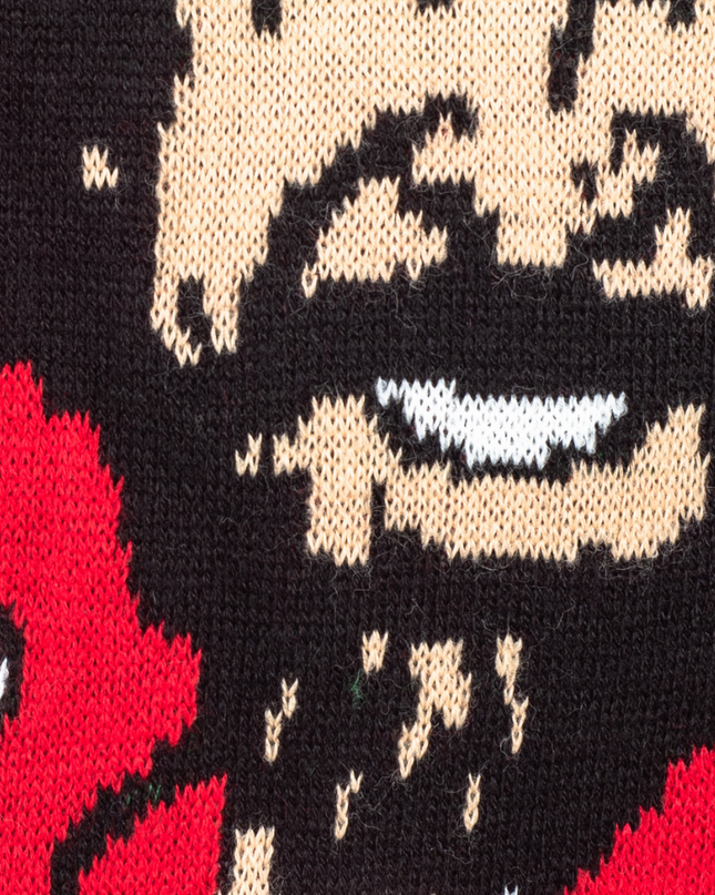 Bob Ross Happy Little Xmas Trees Sweater