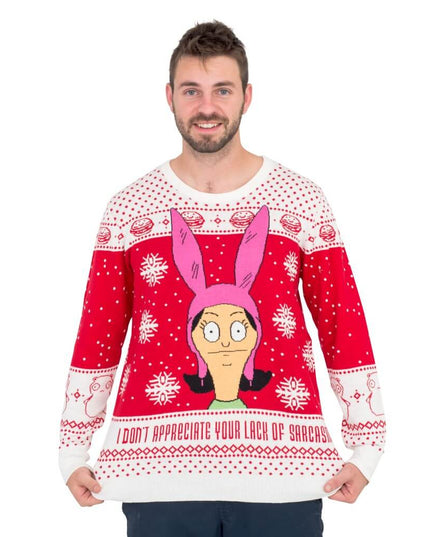 Bob's Burgers Louise Lack of Sarcasm Ugly Sweater