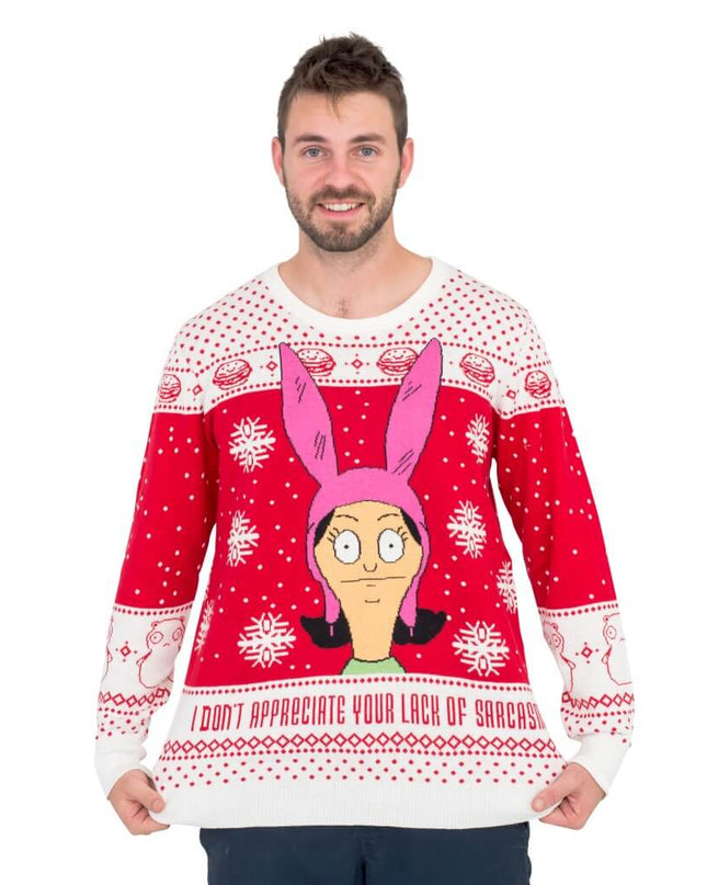 Bob's Burgers Louise Lack of Sarcasm Ugly Sweater