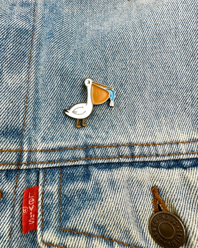 Pelican Enamel Pin Badge