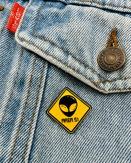 Area 51 Pin - Unique UFO Enthusiast Accessory