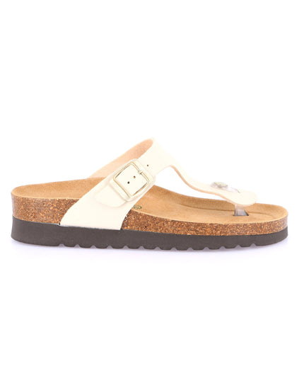 Grünland Beige Women's Flip-Flops