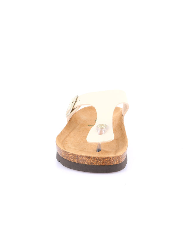 Grünland Beige Women's Flip-Flops