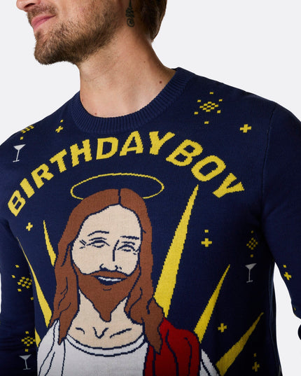 Men's Birthday Boy Christmas Sweater for Festive Celebrations