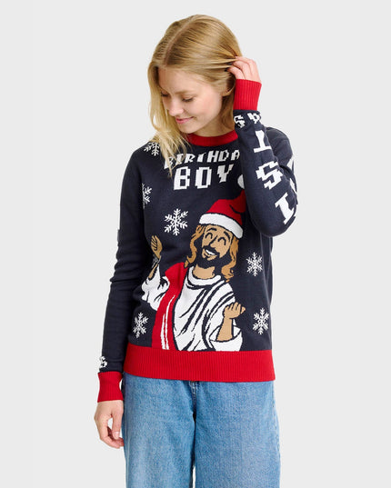 Birthday Boy Christmas Sweater for Women