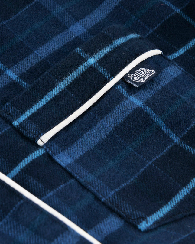 Blue Flannel Family Pyjamas