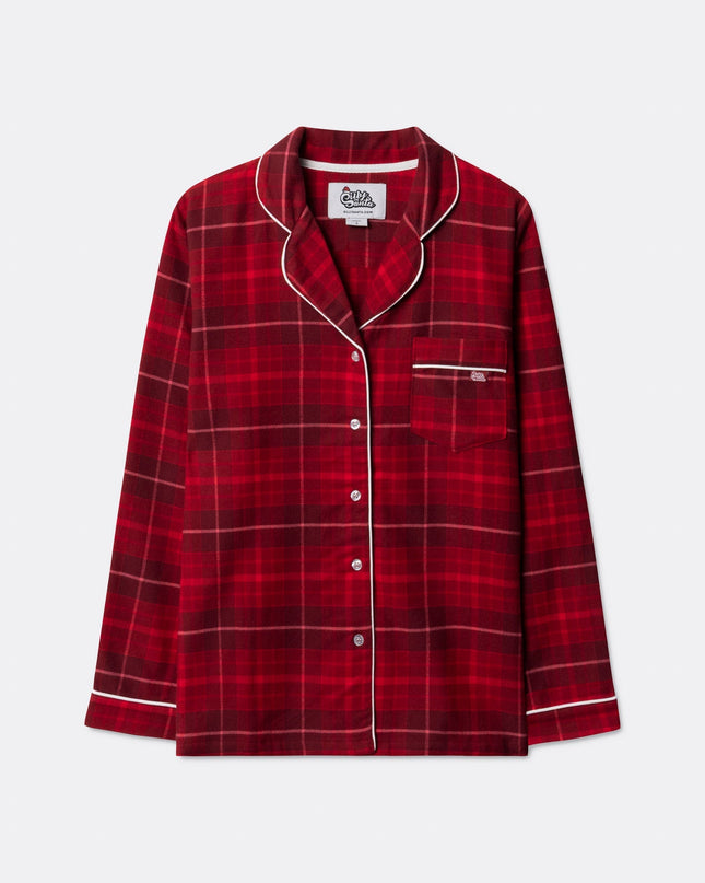 Kids' Red Flannel Christmas Pajamas