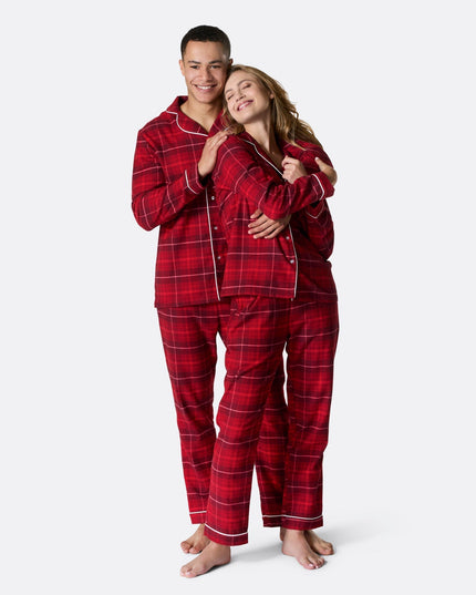 Family Red Flannel Christmas Pajamas