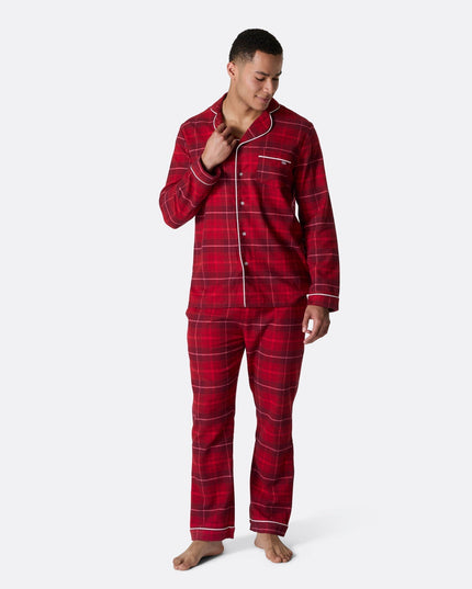 Family Red Flannel Christmas Pajamas