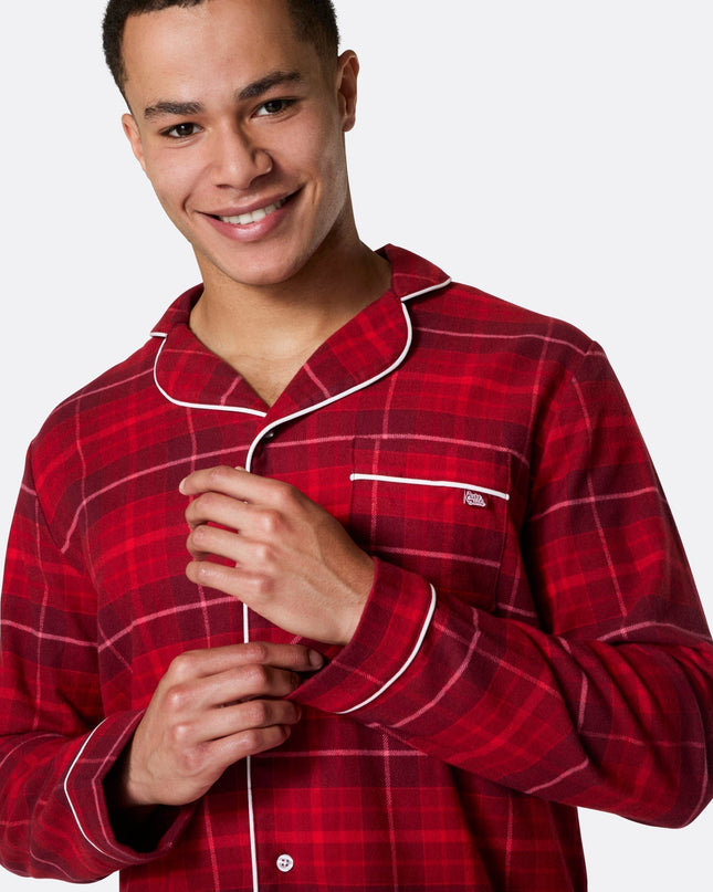 Red Flannel Family Christmas Pyjamas