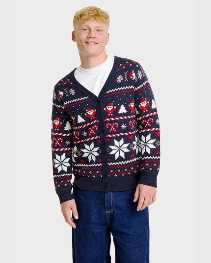 Men's Santa Christmas Cardigan