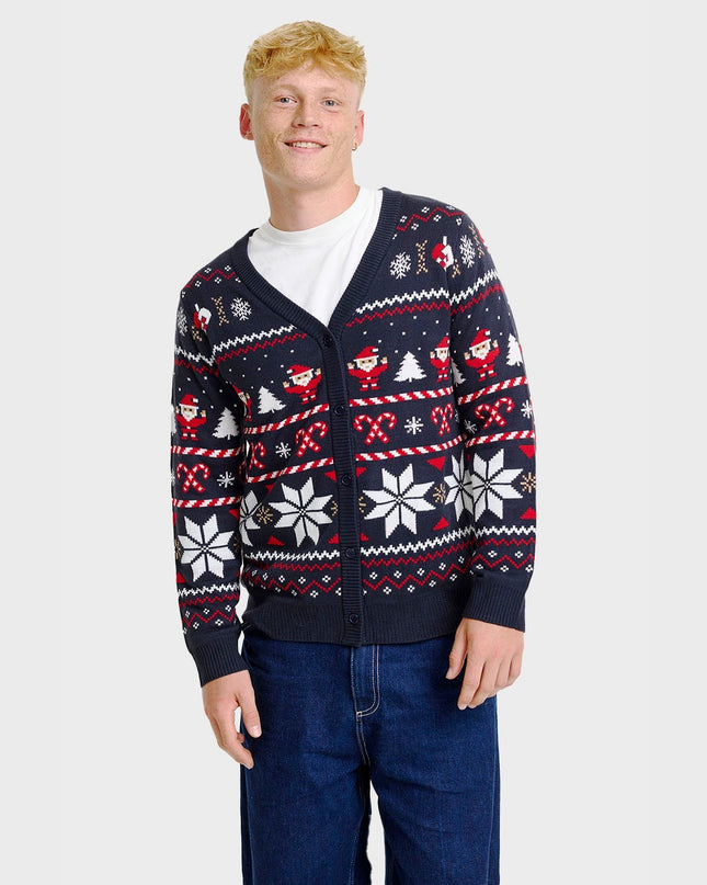 Men's Santa Christmas Cardigan