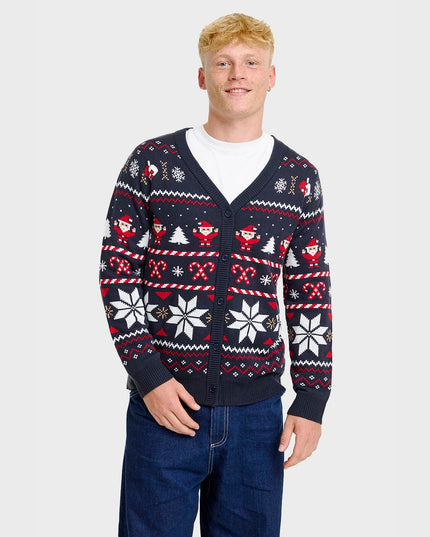 Men's Santa Christmas Cardigan