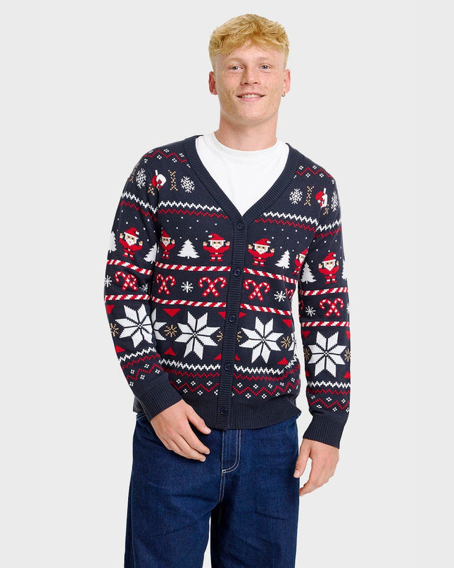 Men's Santa Christmas Cardigan