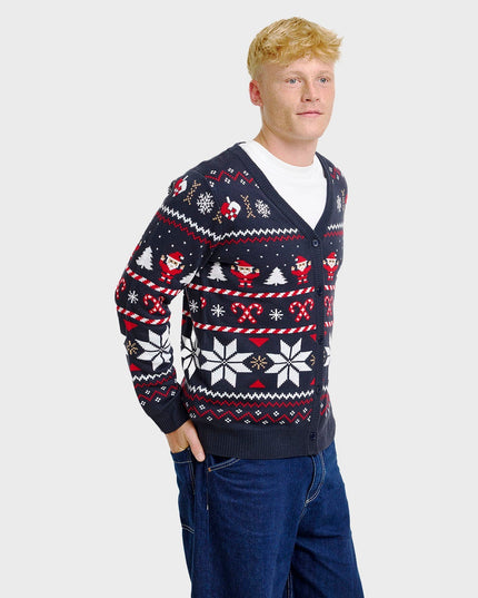 Men's Santa Christmas Cardigan
