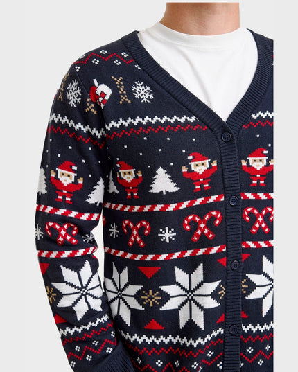 Men's Santa Christmas Cardigan