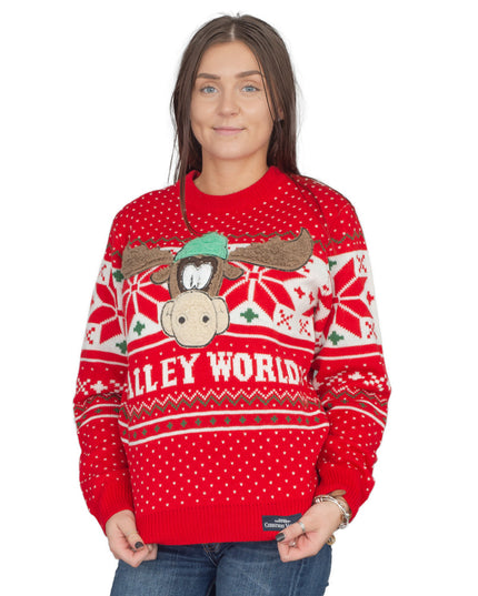 Women's Christmas Vacation Marty Moose Ugly Sweater