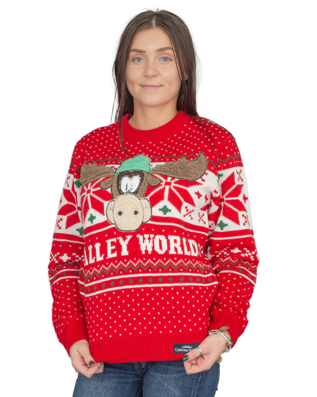 Women's Christmas Vacation Marty Moose Ugly Sweater