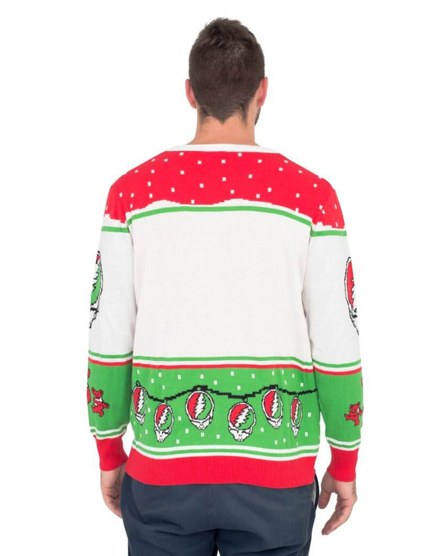 Grateful Dead Dancing Bears Ugly Christmas Sweater