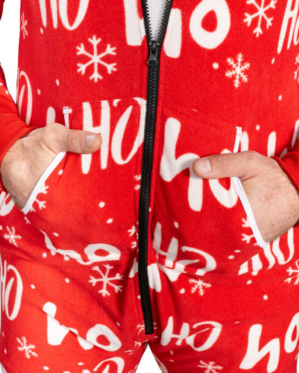 Fair Isle Ugly Christmas Union Suit Pajamas for Adults