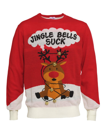Jingle Bells Suck Christmas Sweater - Unisex Holiday Fun