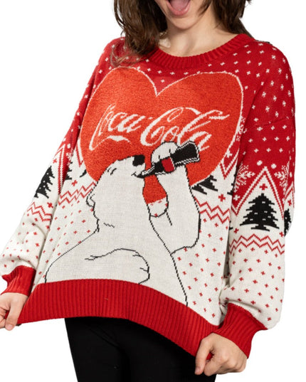 Women's Coca-Cola Polar Bear Love Sweater