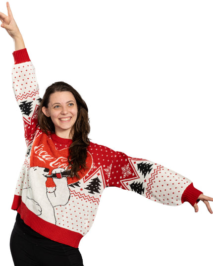 Women's Coca-Cola Polar Bear Love Sweater