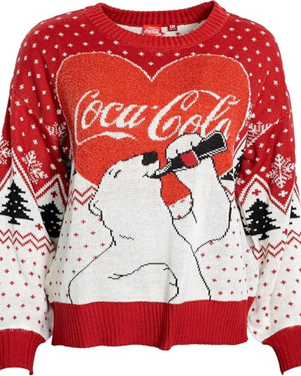 Coca-Cola Polar Bear Women's Ugly Christmas Sweater