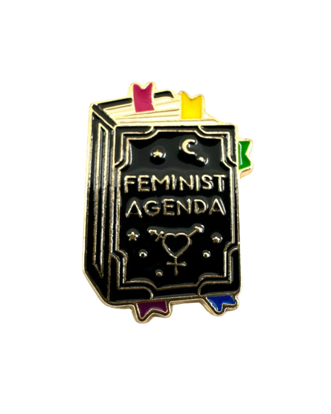 Feminist Agenda Enamel Pin Badge