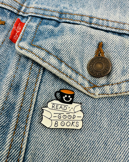 Read Good Books Brooch | Family Pajama Accessory