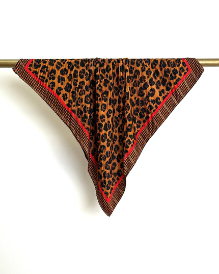 Crepe Leopard Limited Collection Scarf