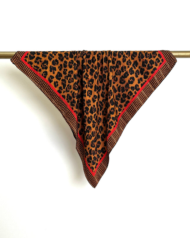 Crepe Leopard Limited Collection Scarf