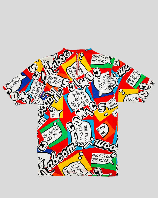 Vintage Comic Cycling Jersey for Men and Women