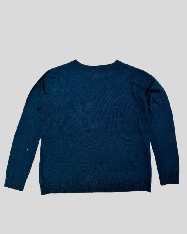 Vintage Sequin Owl Christmas Sweater Family Holiday Apparel