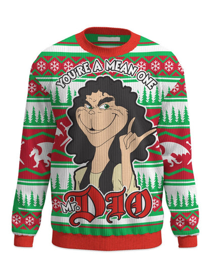 Mr. Ronnie James Dio "Mean One" Ugly Christmas Sweater