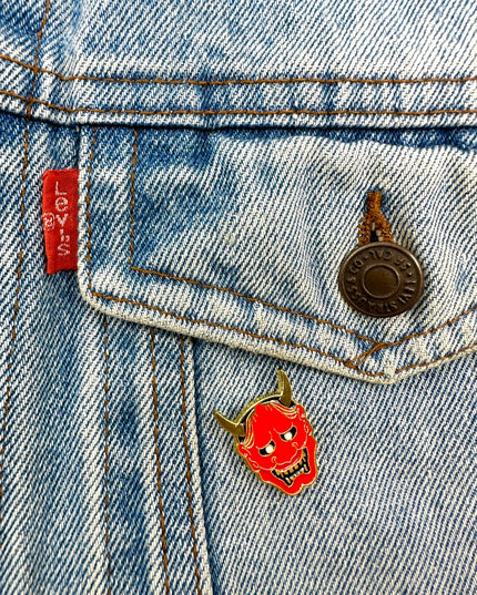 Devil Enamel Pin Badge