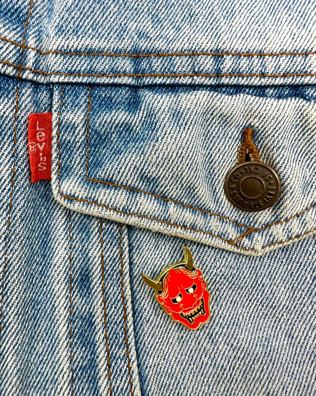 Devil Enamel Pin Badge