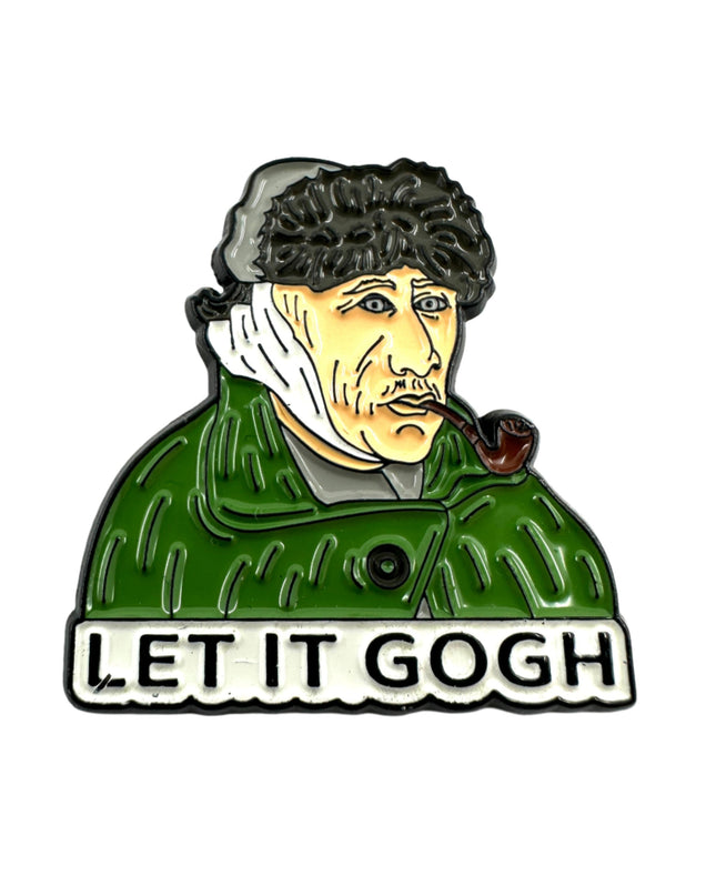 Let it Gogh Enamel Pin Badge