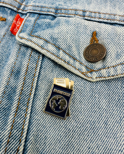Passport Brooch | Travel-Themed Family Pajama Accessory