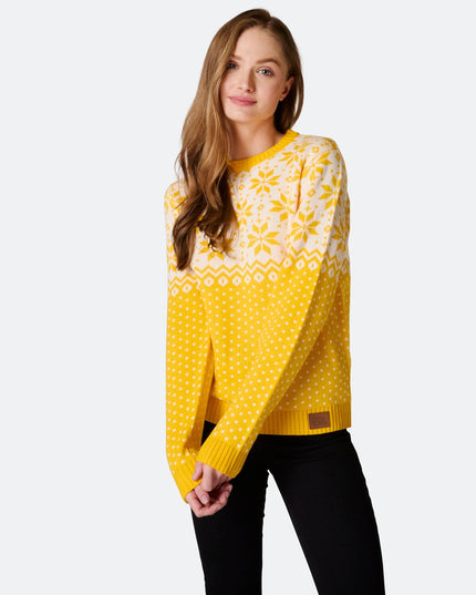 Women's Easter Sweater in Yellow