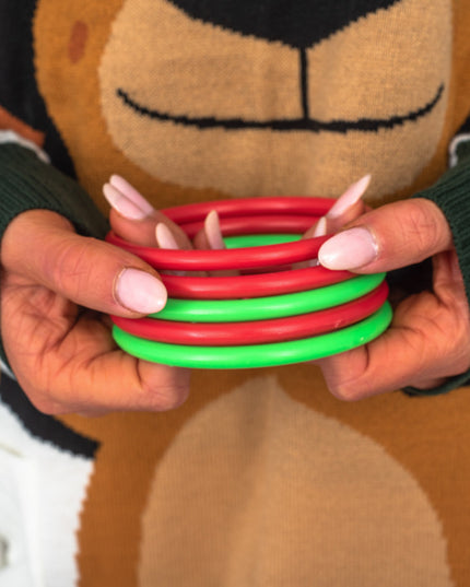 Reindeer Ring Toss 3D Ugly Christmas Sweater