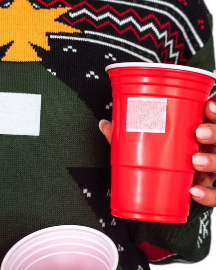 Beer Pong 3D Ugly Christmas Sweater