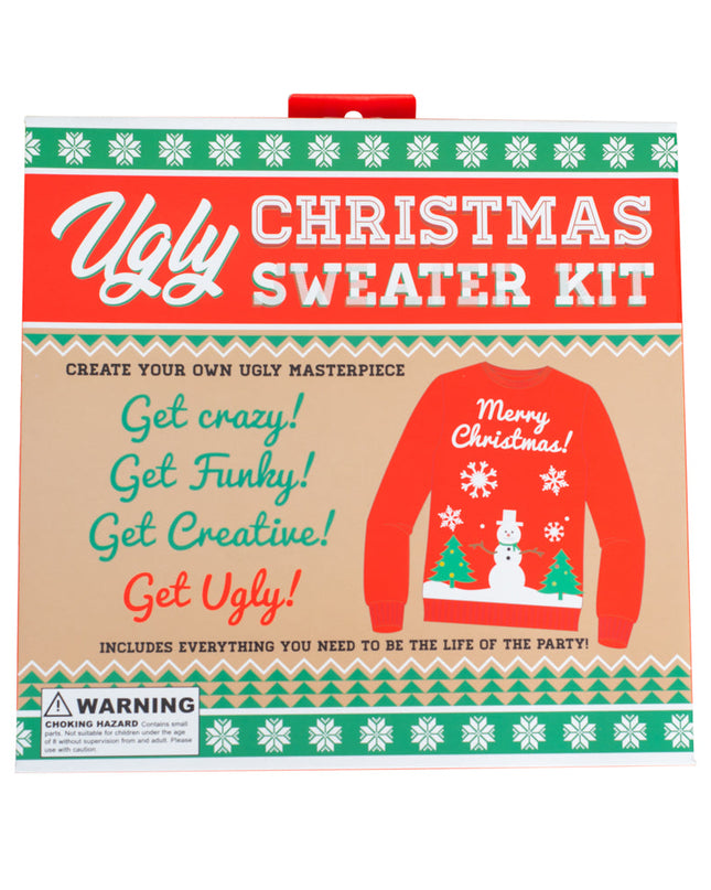 DIY Ugly Christmas Sweater Kit to Create Your Own Design