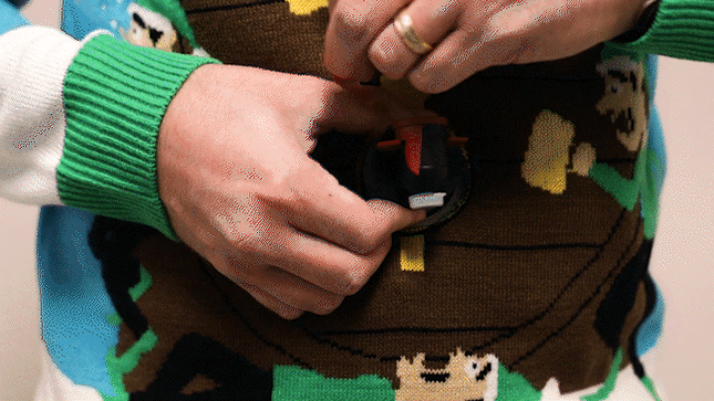 Let's Get Elfed Up Festive Ugly Christmas Sweater