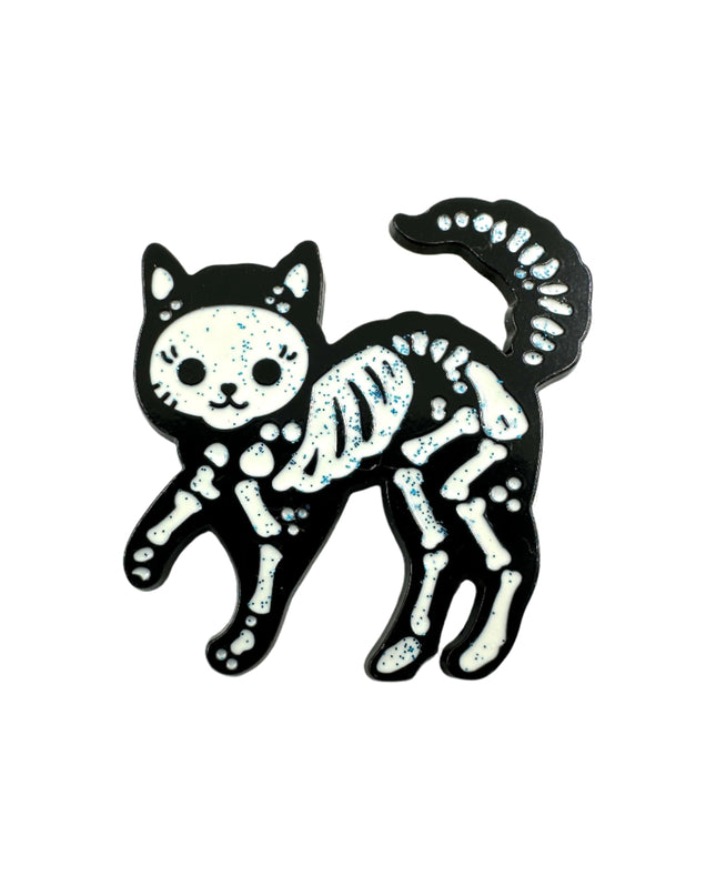 X-ray Cat Pin Badge | Tags: Accessories
