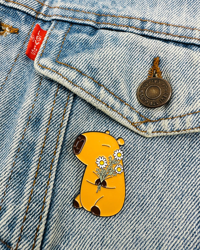 Capybara XVI Brooch | Family Pajama Accessory