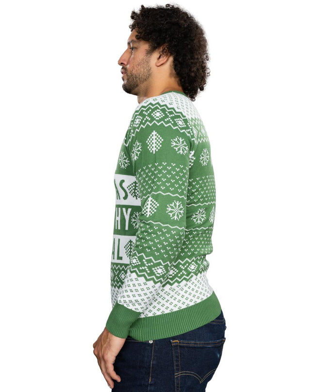 Filthy Animal Green Unisex Ugly Christmas Sweater
