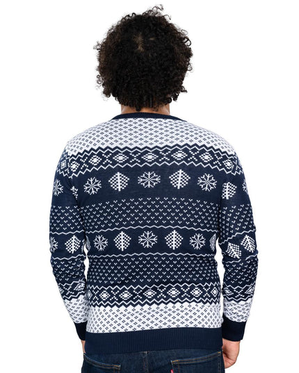 Filthy Animal Navy Unisex Ugly Christmas Sweater