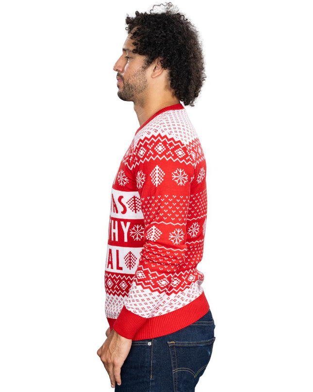 Filthy Animal Red Unisex Ugly Christmas Sweater