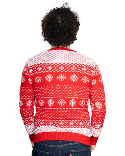 Filthy Animal Red Unisex Ugly Christmas Sweater